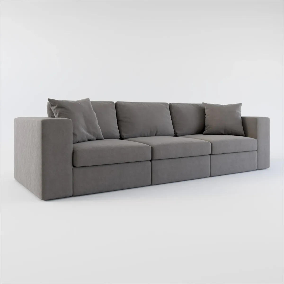 Collin Hybrid Comfort 3-Piece Sofa - Merrimac Ash