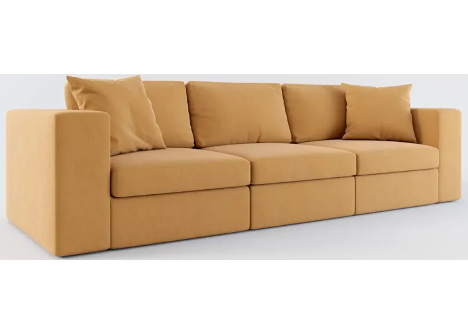 Collin Hybrid Comfort 3-Piece Sofa - Merrimac Topaz