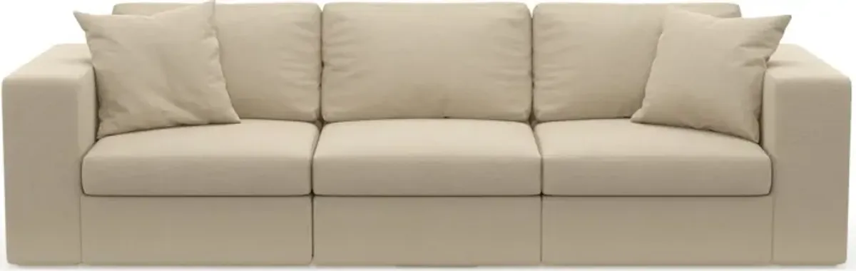 Collin Hybrid Comfort 3-Piece Sofa - Merrimac Ecru