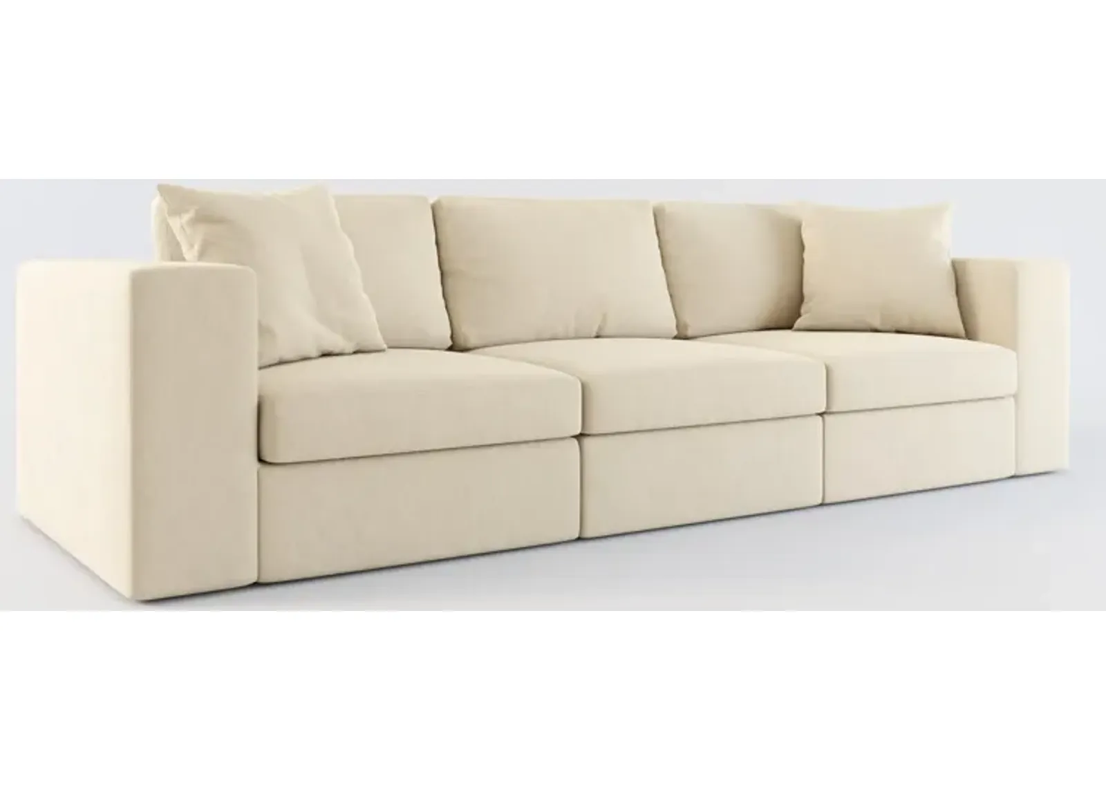 Collin Hybrid Comfort 3-Piece Sofa - Merrimac Ecru