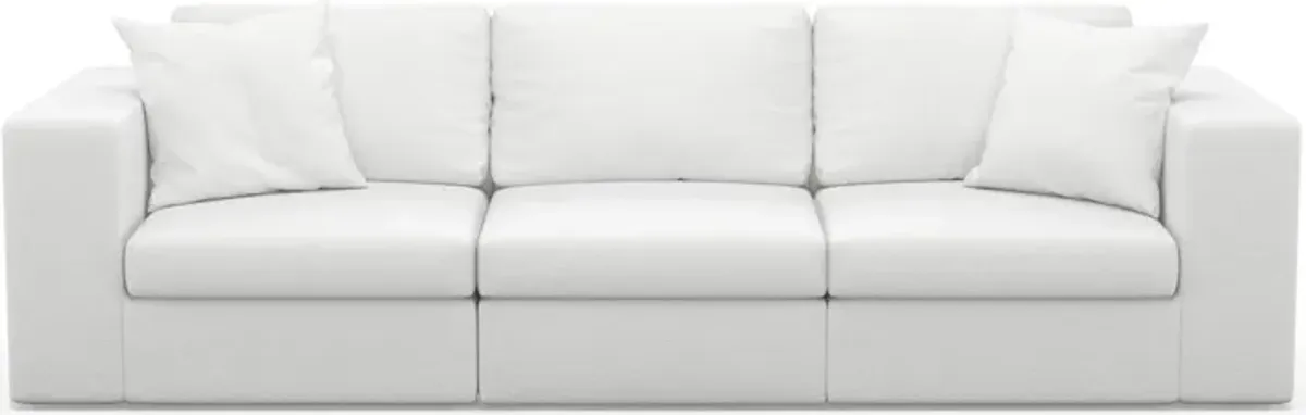 Collin Hybrid Comfort 3-Piece Sofa - Lovie Chalk