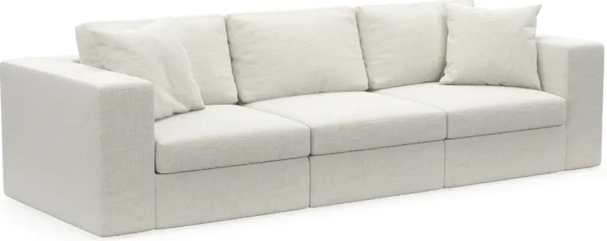 Collin Hybrid Comfort 3-Piece Sofa - Bantu Pearl