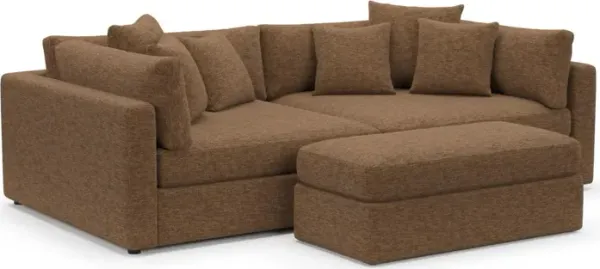 Sasha Foam Comfort Sectional - Balvi Truffle