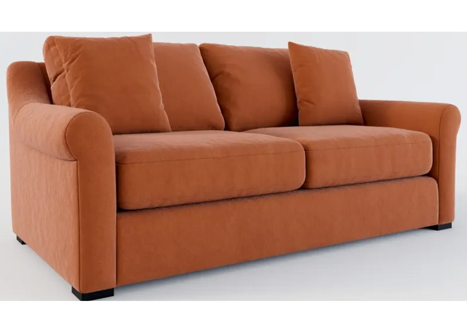 Bowery Foam Comfort 77" Sleeper Sofa - Merrimac Brick