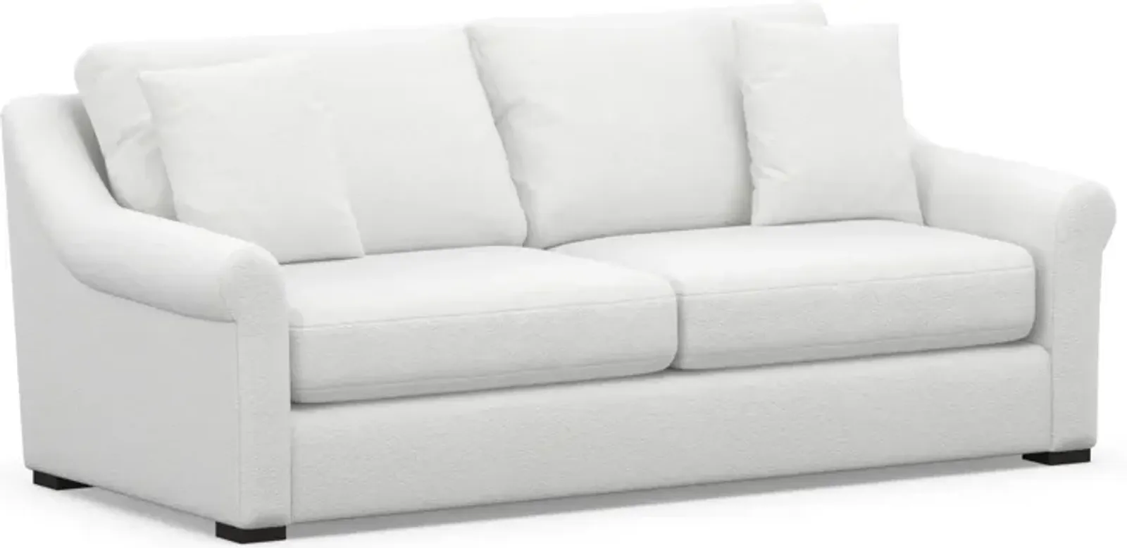 Bowery Foam Comfort 87" Sleeper Sofa - Lovie Chalk