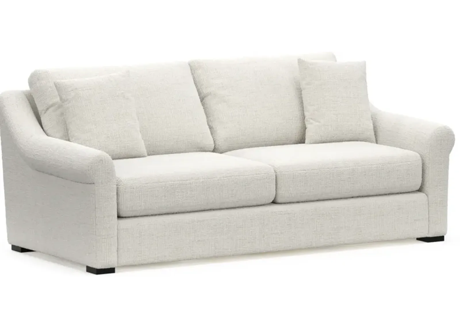 Bowery Foam Comfort 87" Sleeper Sofa - Bantu Pearl