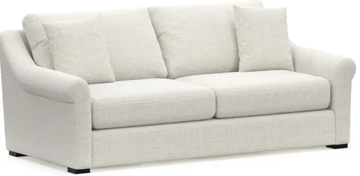 Bowery Foam Comfort 87" Sleeper Sofa - Bantu Pearl