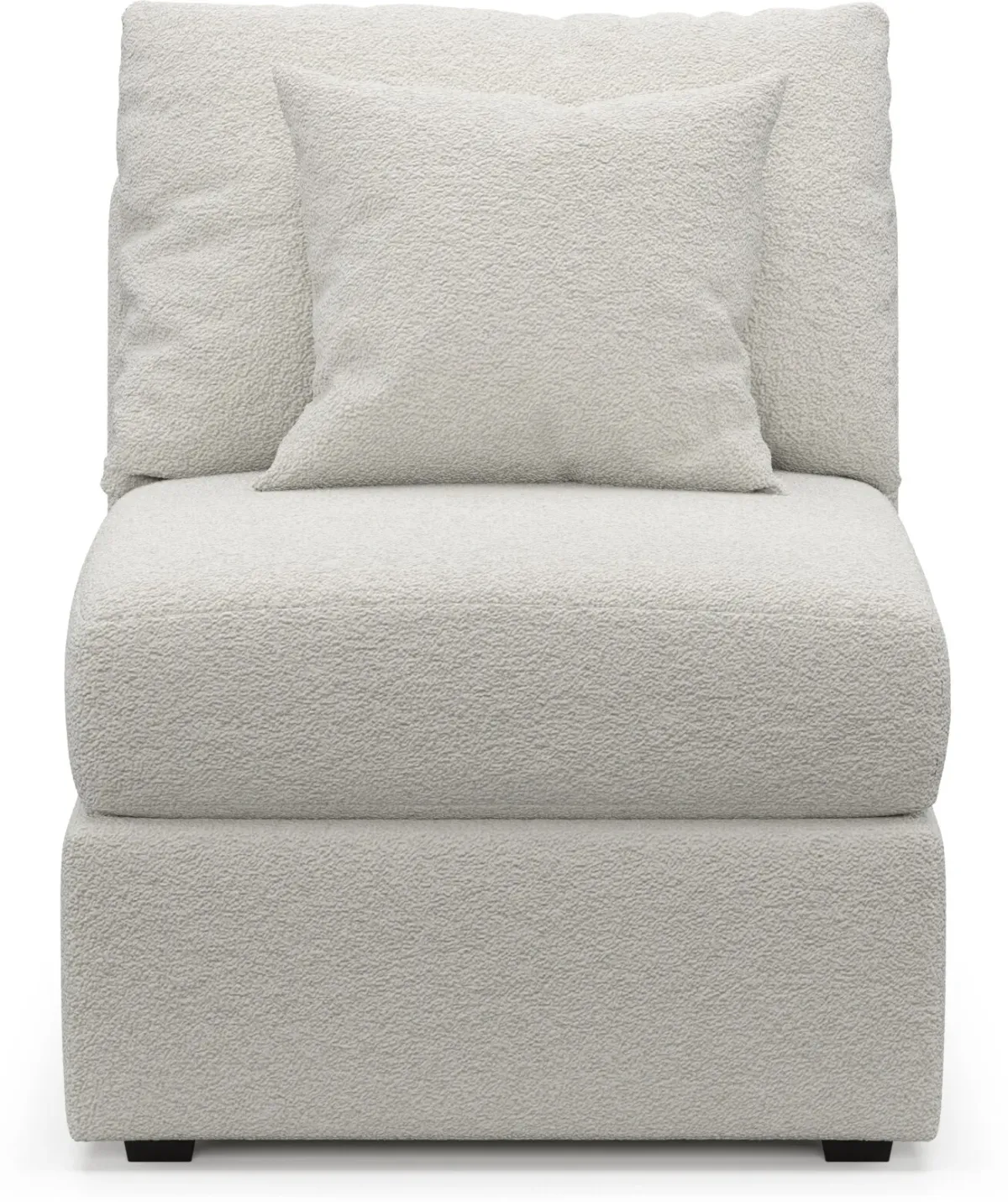 Nest Foam Comfort Armless Chair - Texel Gray