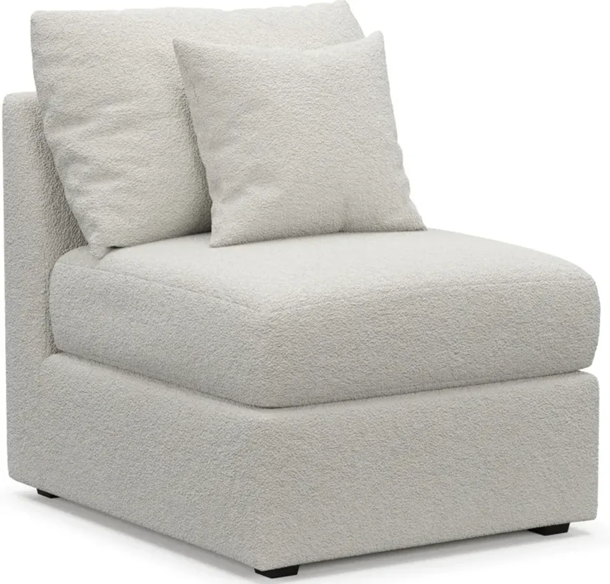 Nest Foam Comfort Armless Chair - Texel Gray