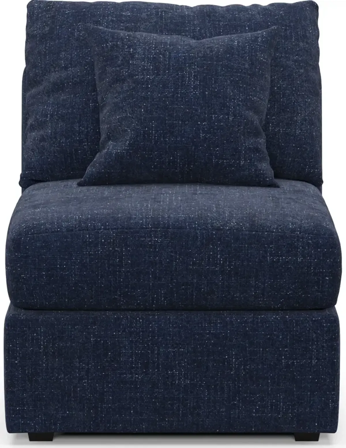 Nest Foam Comfort Armless Chair - Sundar Navy