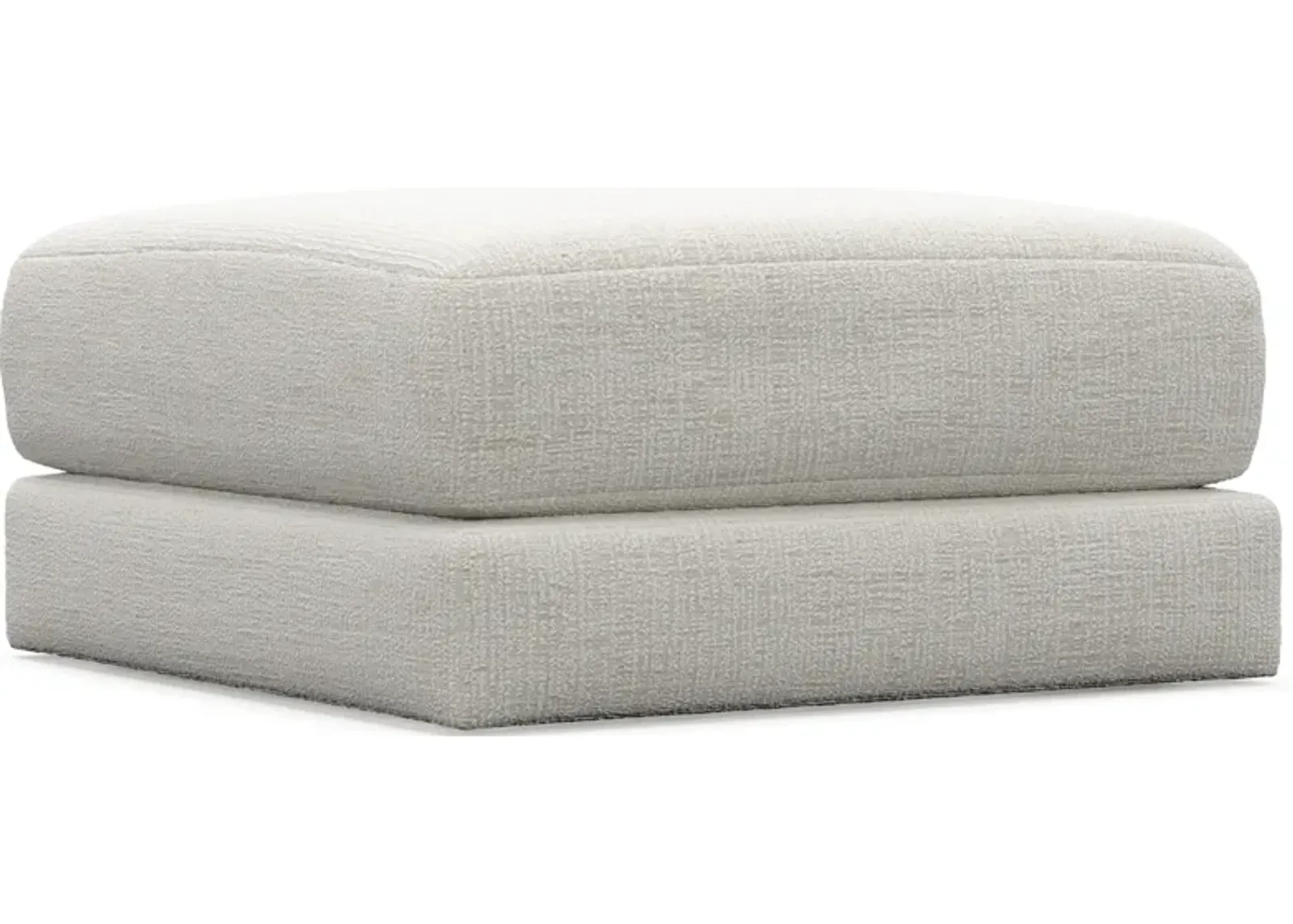 Nest Foam Comfort Short Ottoman - Bantu Pearl