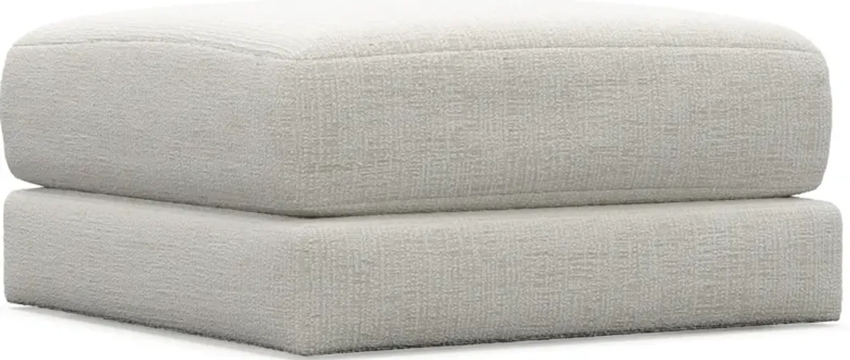 Nest Foam Comfort Short Ottoman - Bantu Pearl