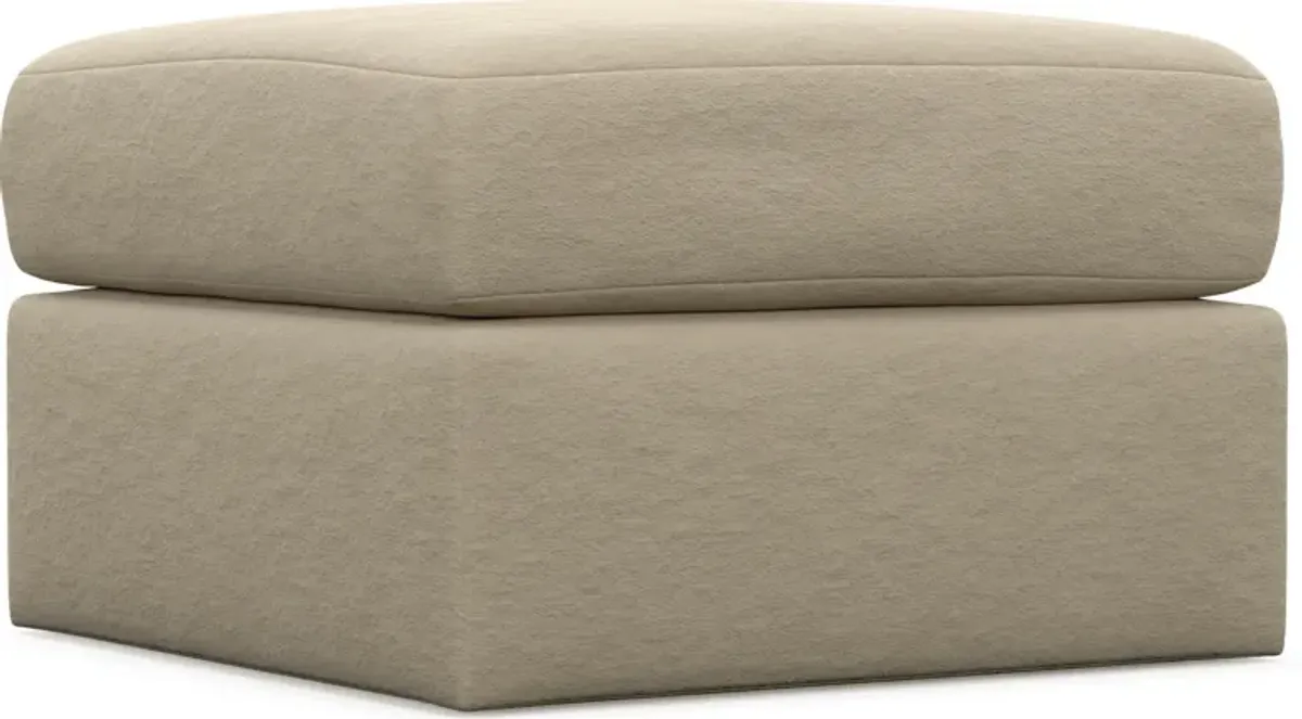 Nest Foam Comfort Tall Ottoman - Merrimac Ecru