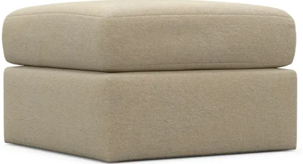 Nest Foam Comfort Ottoman - Midcentury Sand