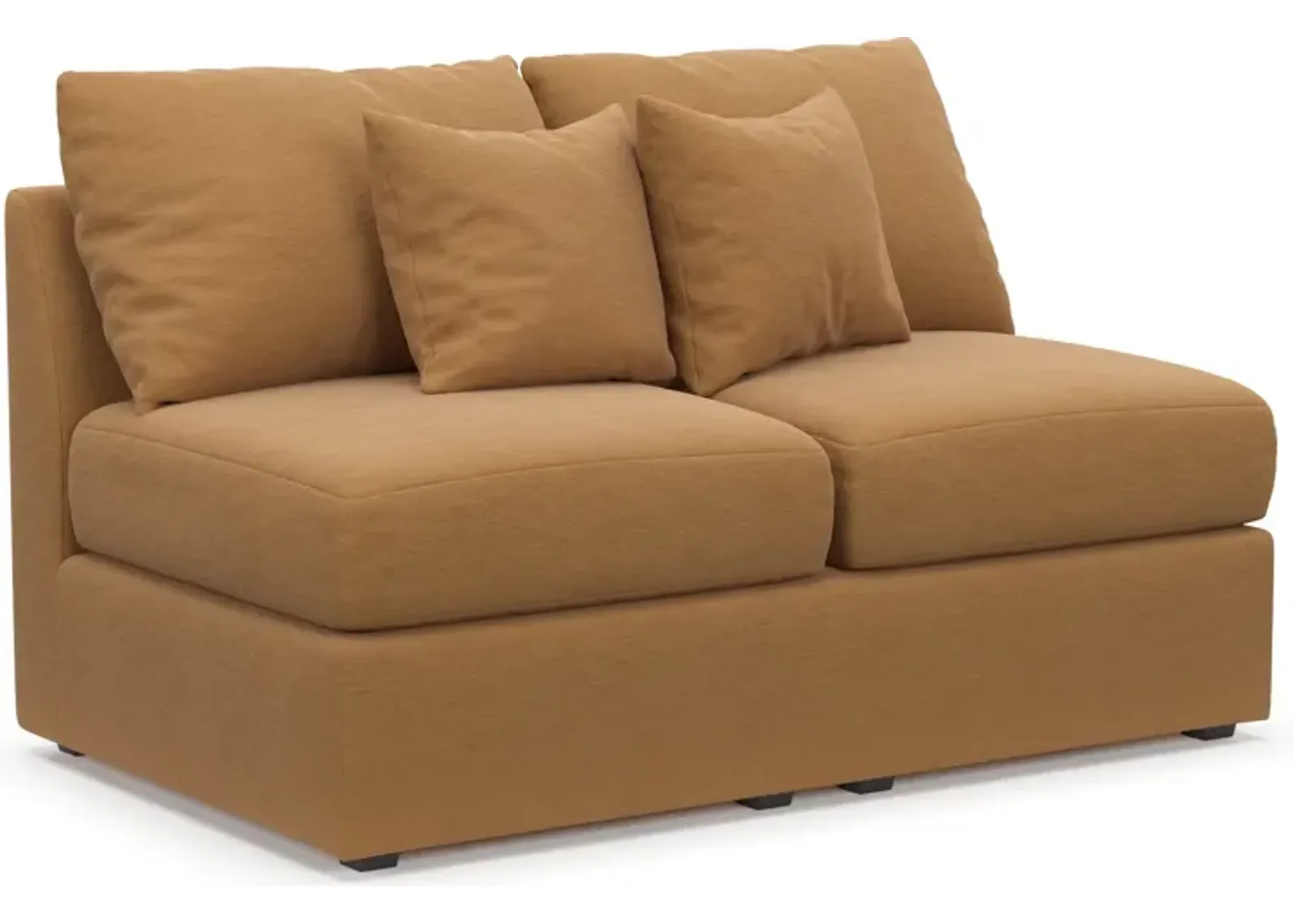 Nest Foam Comfort Armless Loveseat - Merrimac Topaz