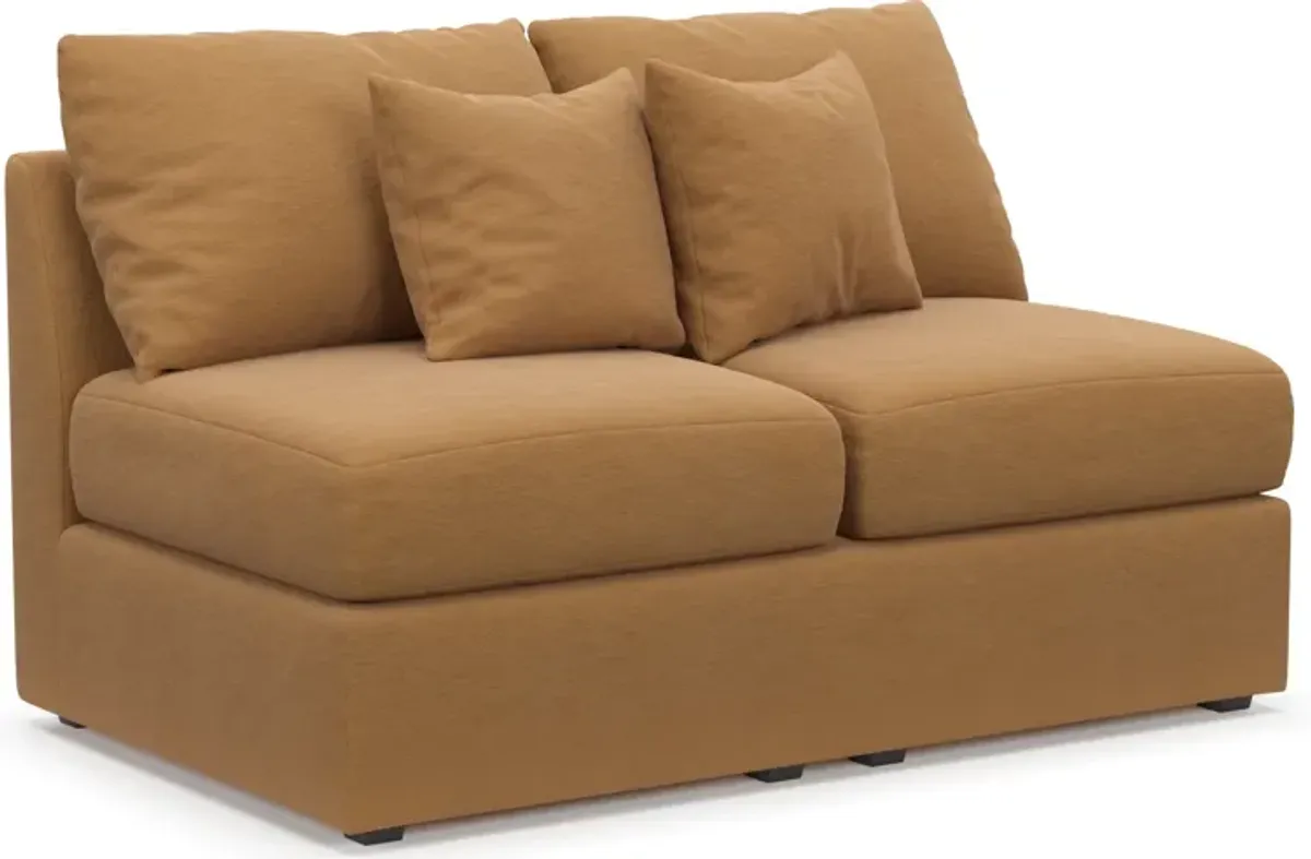 Nest Foam Comfort Armless Loveseat - Merrimac Topaz