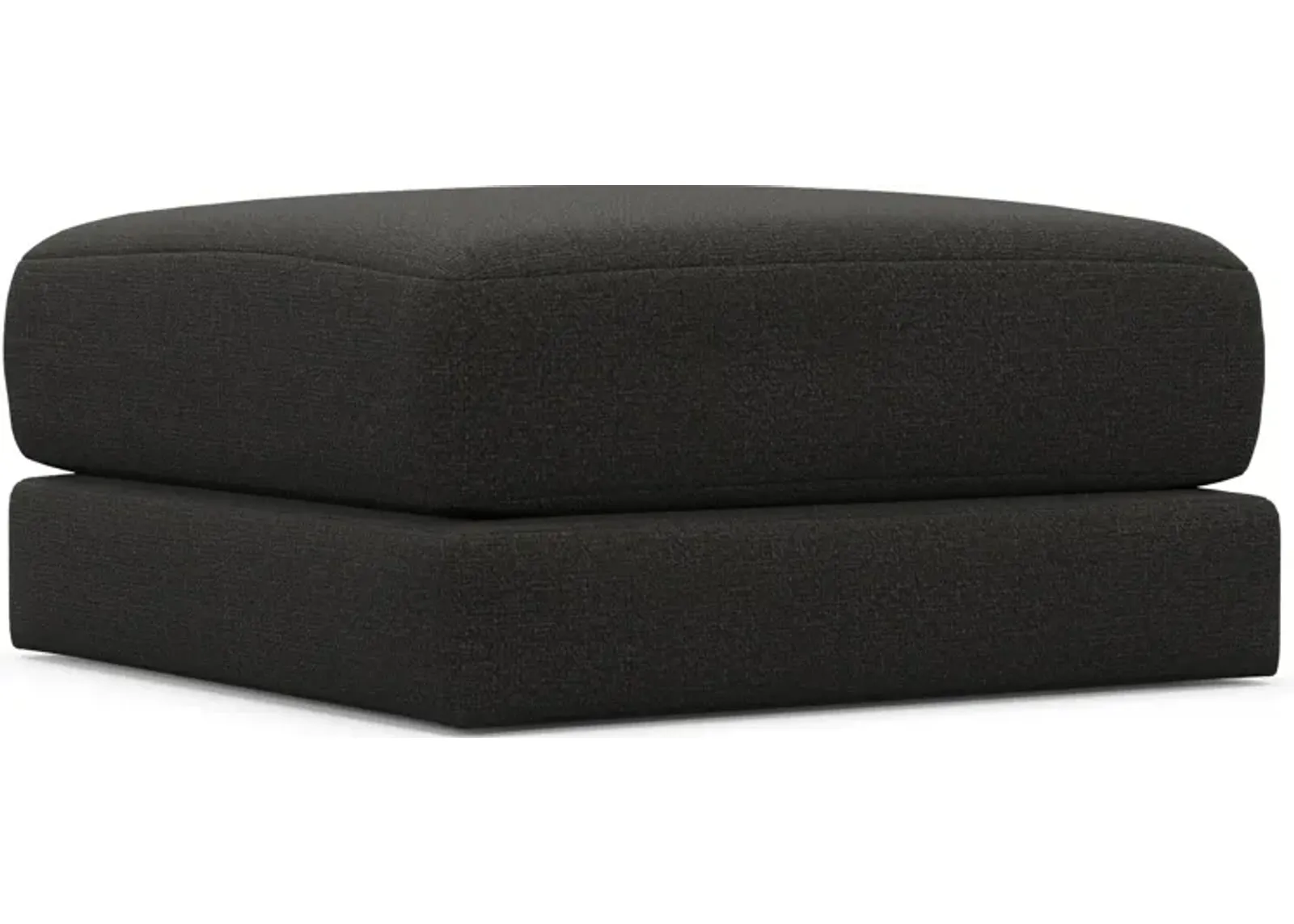 Nest Foam Comfort Short Ottoman - Liv Onyx