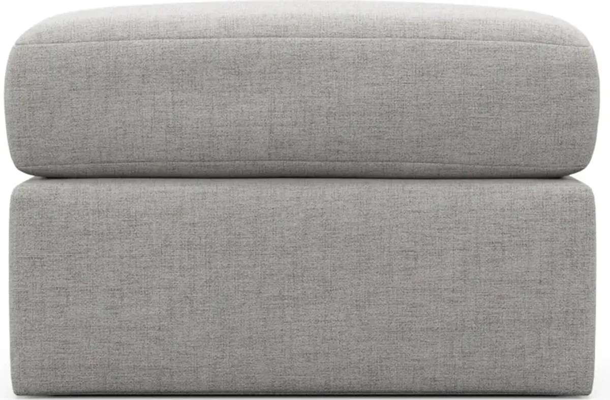 Nest Foam Comfort Tall Ottoman - Adario Fog