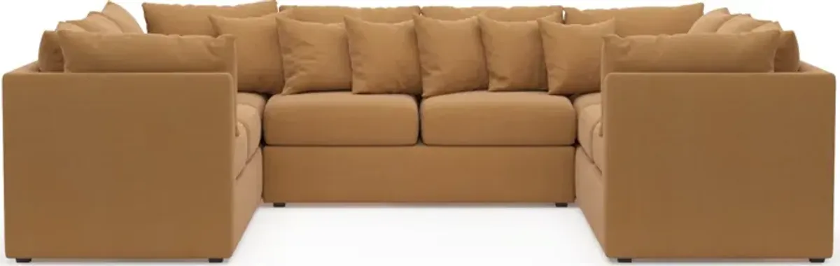 Nest Foam Comfort 3-Piece Pit Sectional - Merrimac Topaz