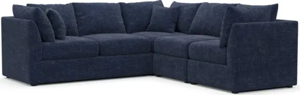Nest Foam Comfort Sectional - Sundar Navy