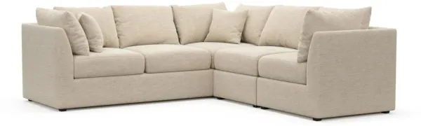 Nest Foam Comfort Sectional - Luscious Champagne