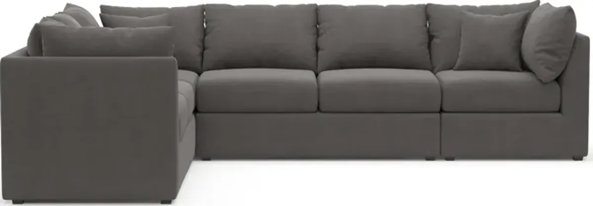 Nest Foam Comfort 3-Piece Large Sectional - Merrimac Ash