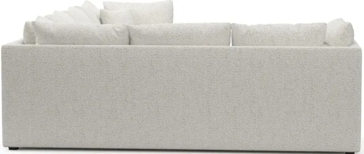 Nest Foam Comfort 3-Piece Large Sectional - River Rock Ivory