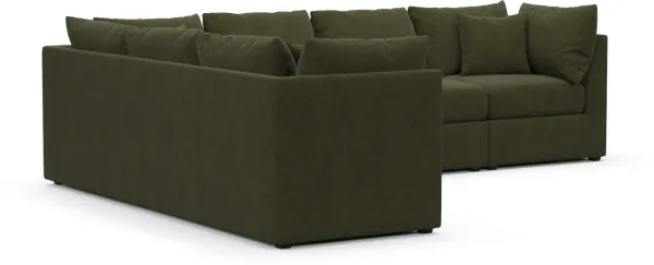 Nest Foam Comfort Sectional - Marina Moss
