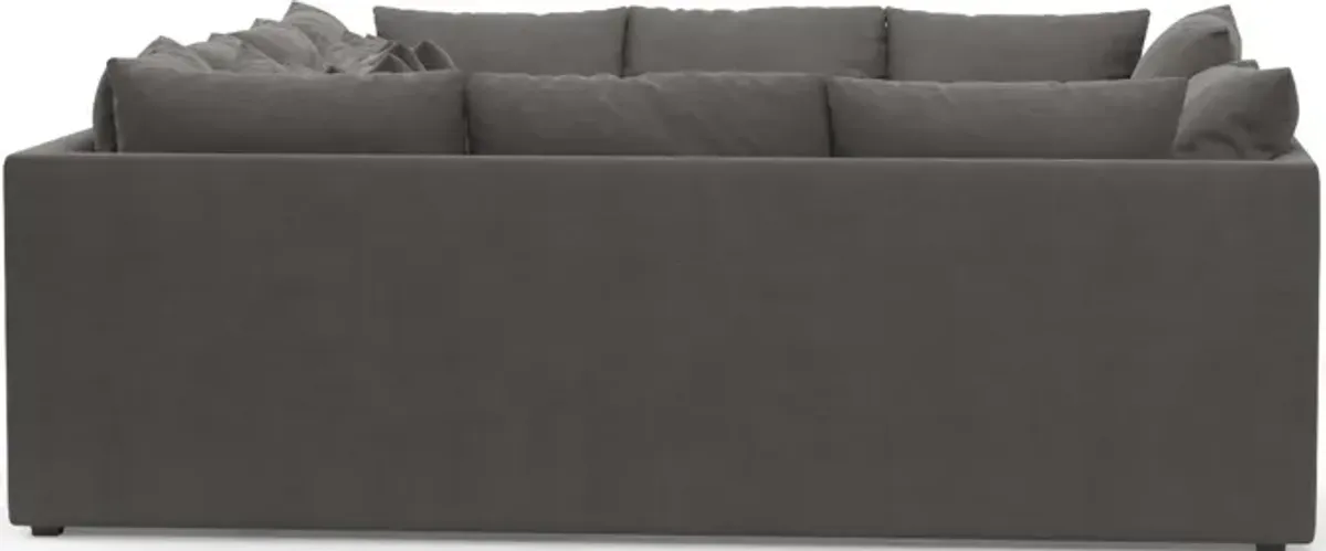 Nest Foam Comfort 9-Piece Pit Sectional - Merrimac Ash