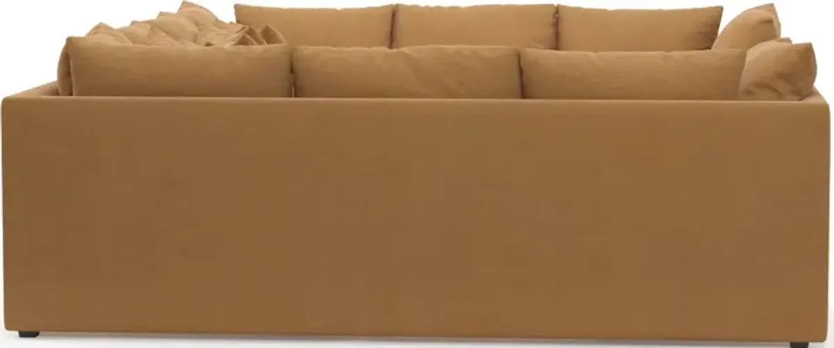 Nest Foam Comfort 5-Piece Pit Sectional - Merrimac Topaz