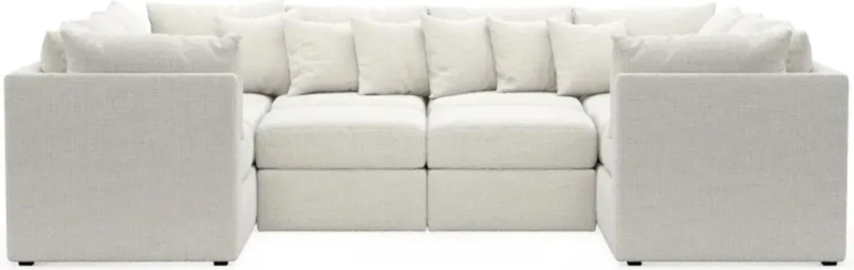 Nest Foam Comfort 5-Piece Pit Sectional - Bantu Pearl