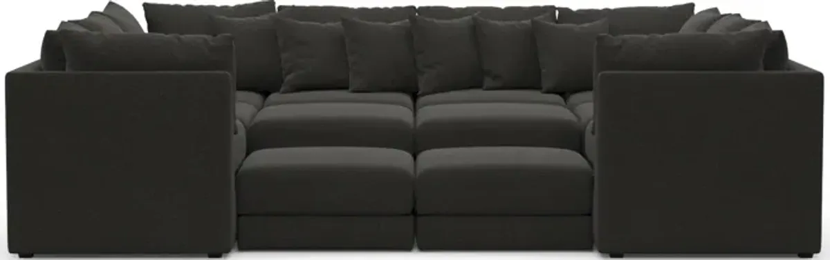 Nest Foam Comfort 7-Piece Pit Sectional - Liv Onyx