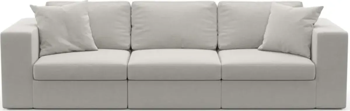 Collin Hybrid Comfort 3-Piece Sofa - Basker Dove