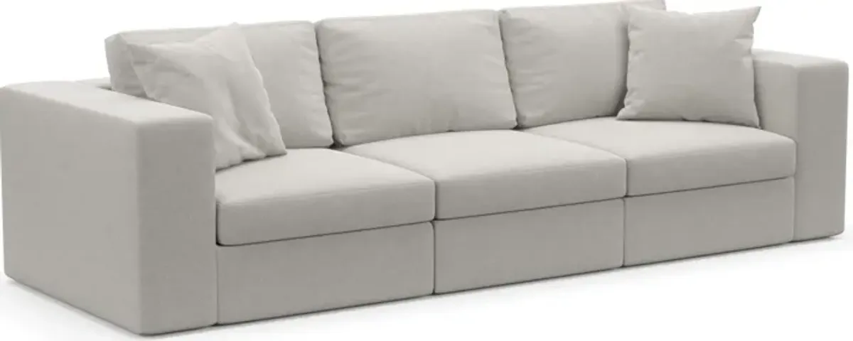 Collin Hybrid Comfort 3-Piece Sofa - Basker Dove