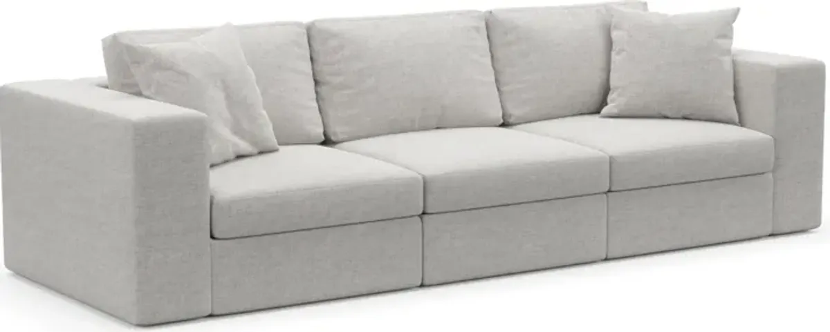 Collin Hybrid Comfort 3-Piece Sofa - Adario Fog