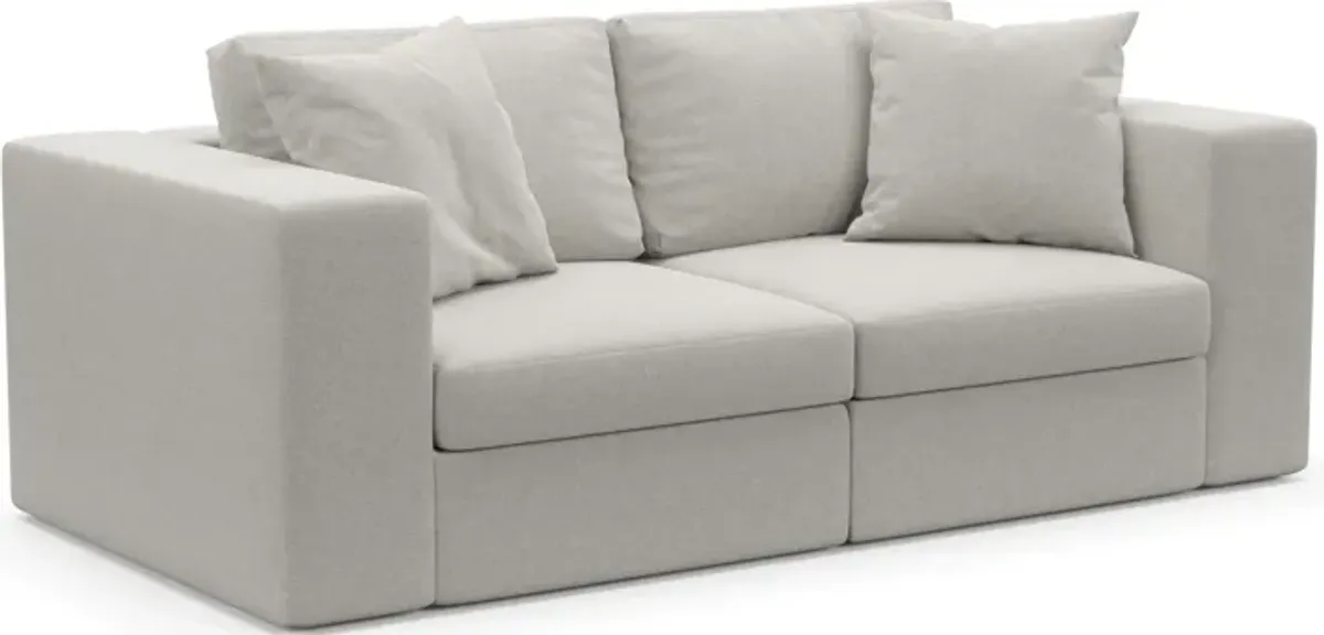 Collin Hybrid Comfort 2-Piece Sofa - Basker Dove