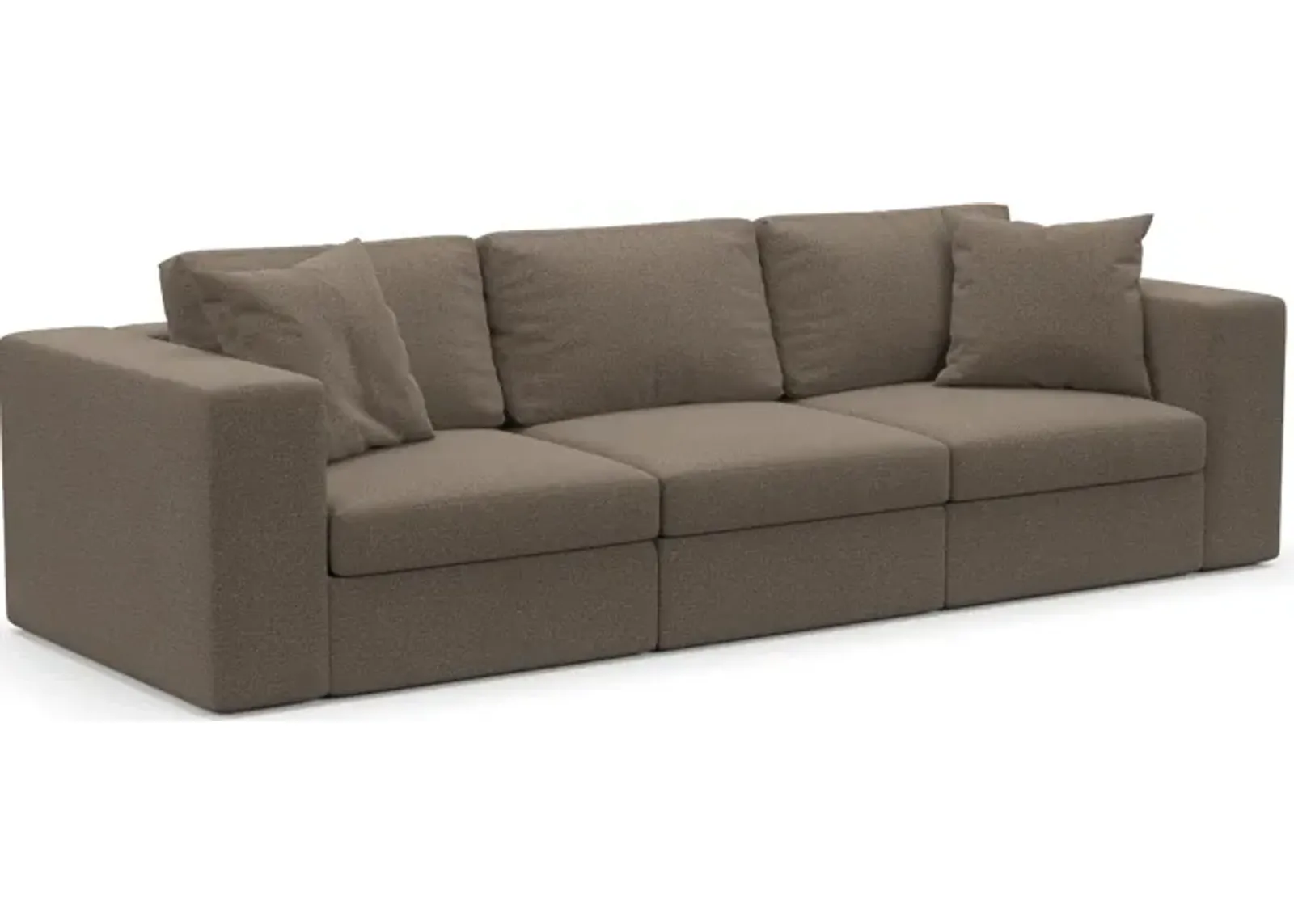 Collin Foam Comfort 3-Piece Sofa - Liv Umber