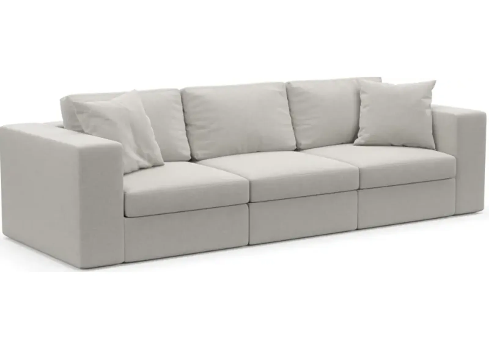 Collin Foam Comfort 3-Piece Sofa - Basker Dove