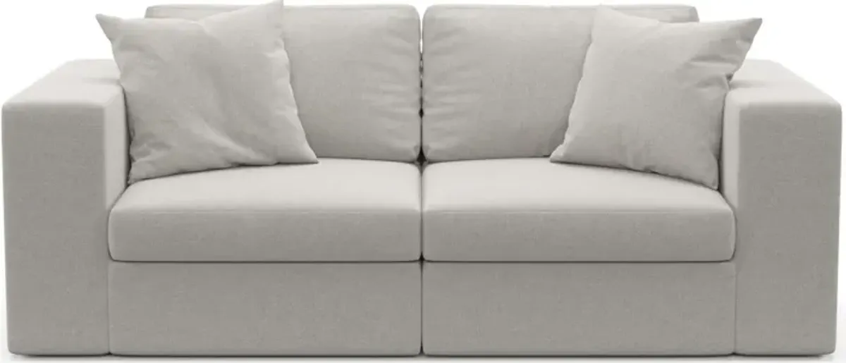 Collin Foam Comfort 2-Piece Sofa - Basker Dove