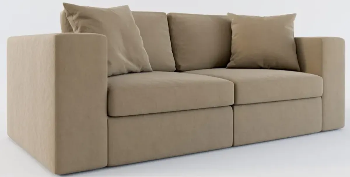 Collin Hybrid Comfort 2-Piece Sofa - Merrimac Brownstone