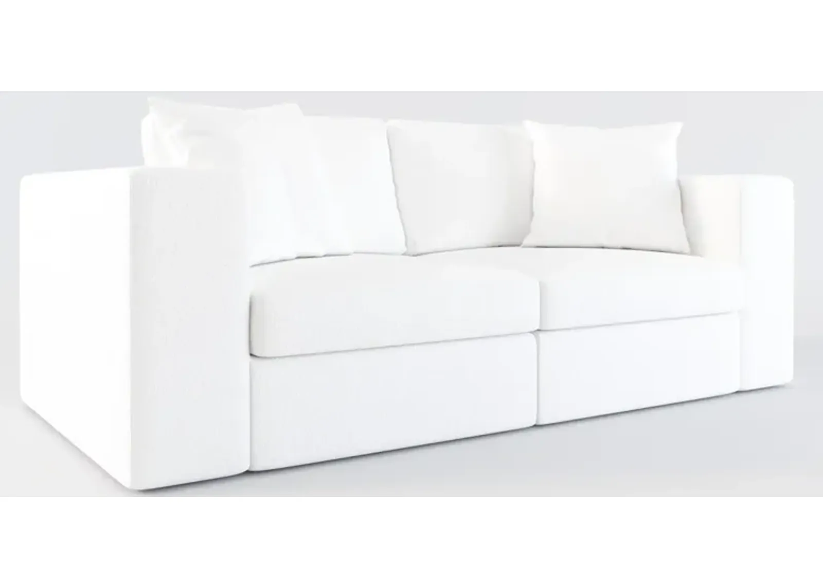 Collin Hybrid Comfort 2-Piece Sofa - Lovie Chalk