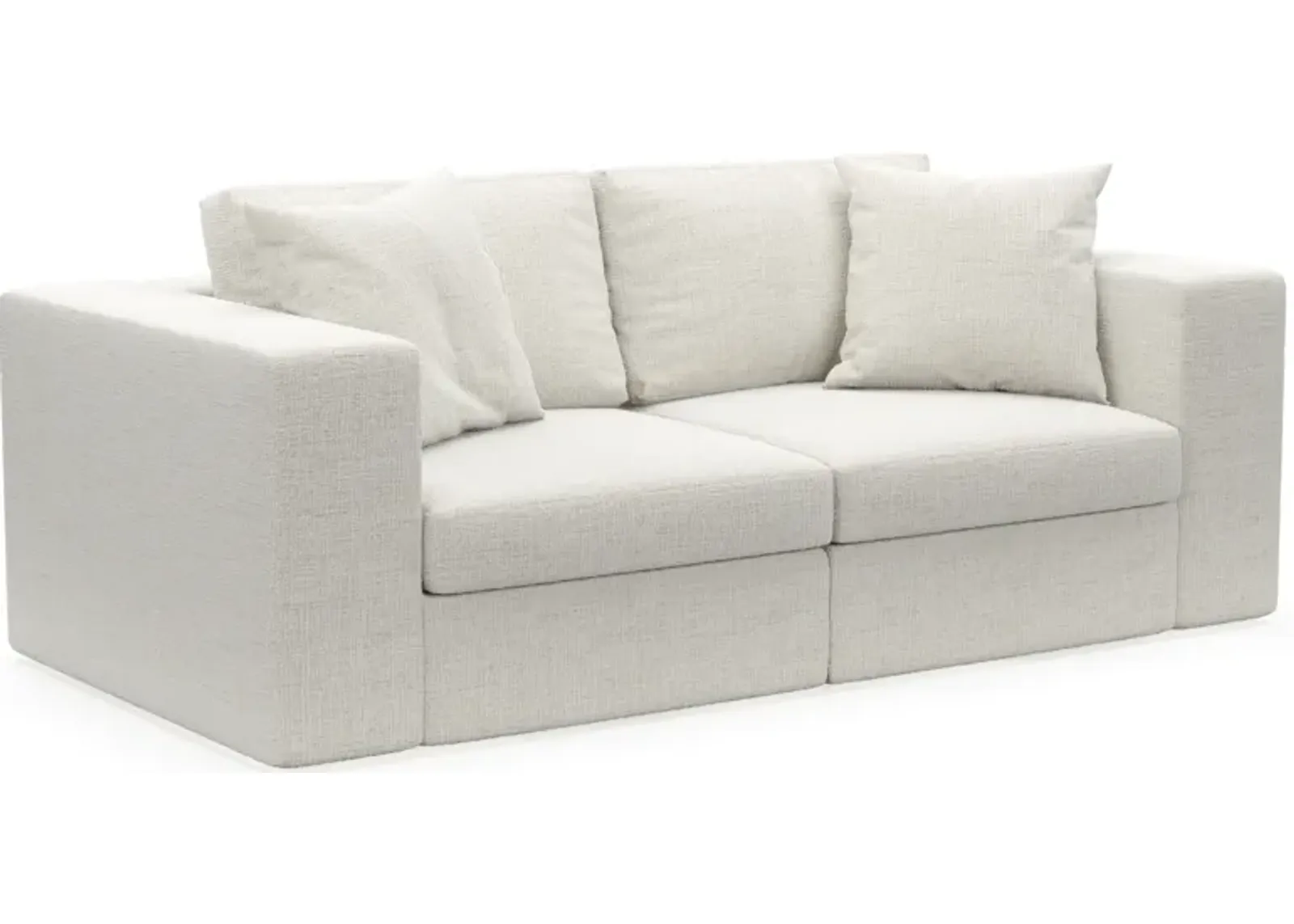 Collin Hybrid Comfort 2-Piece Sofa - Bantu Pearl