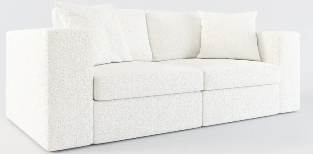 Collin Hybrid Comfort 2-Piece Sofa - River Rock Ivory