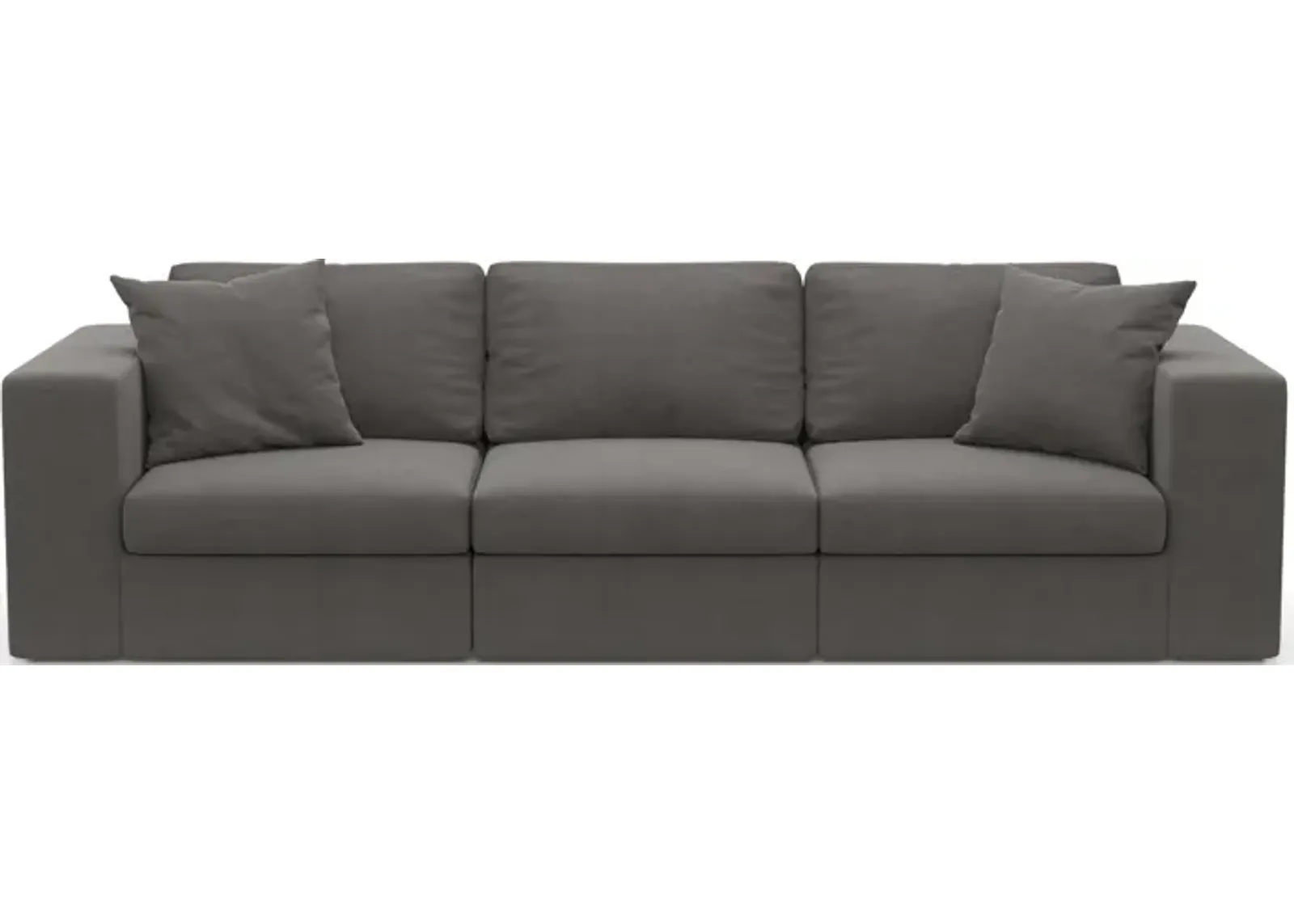 Collin Foam Comfort 3-Piece Sofa - Merrimac Ash