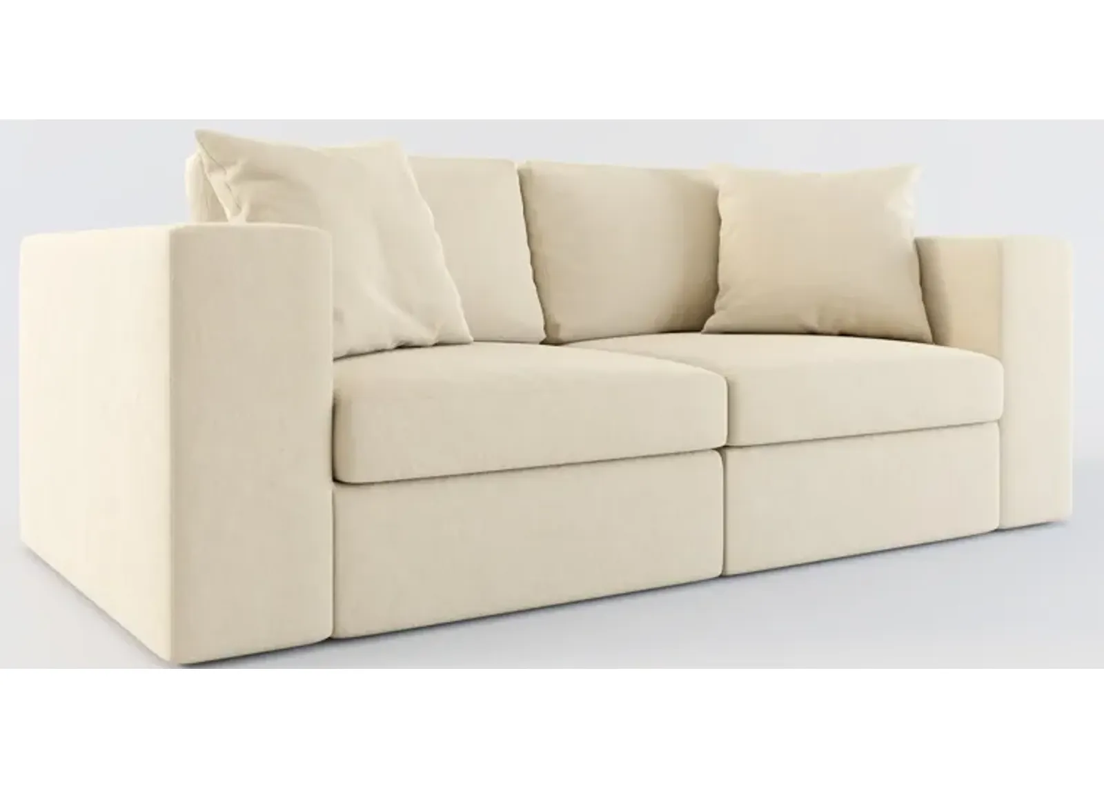 Collin Foam Comfort 2-Piece Sofa - Merrimac Ecru