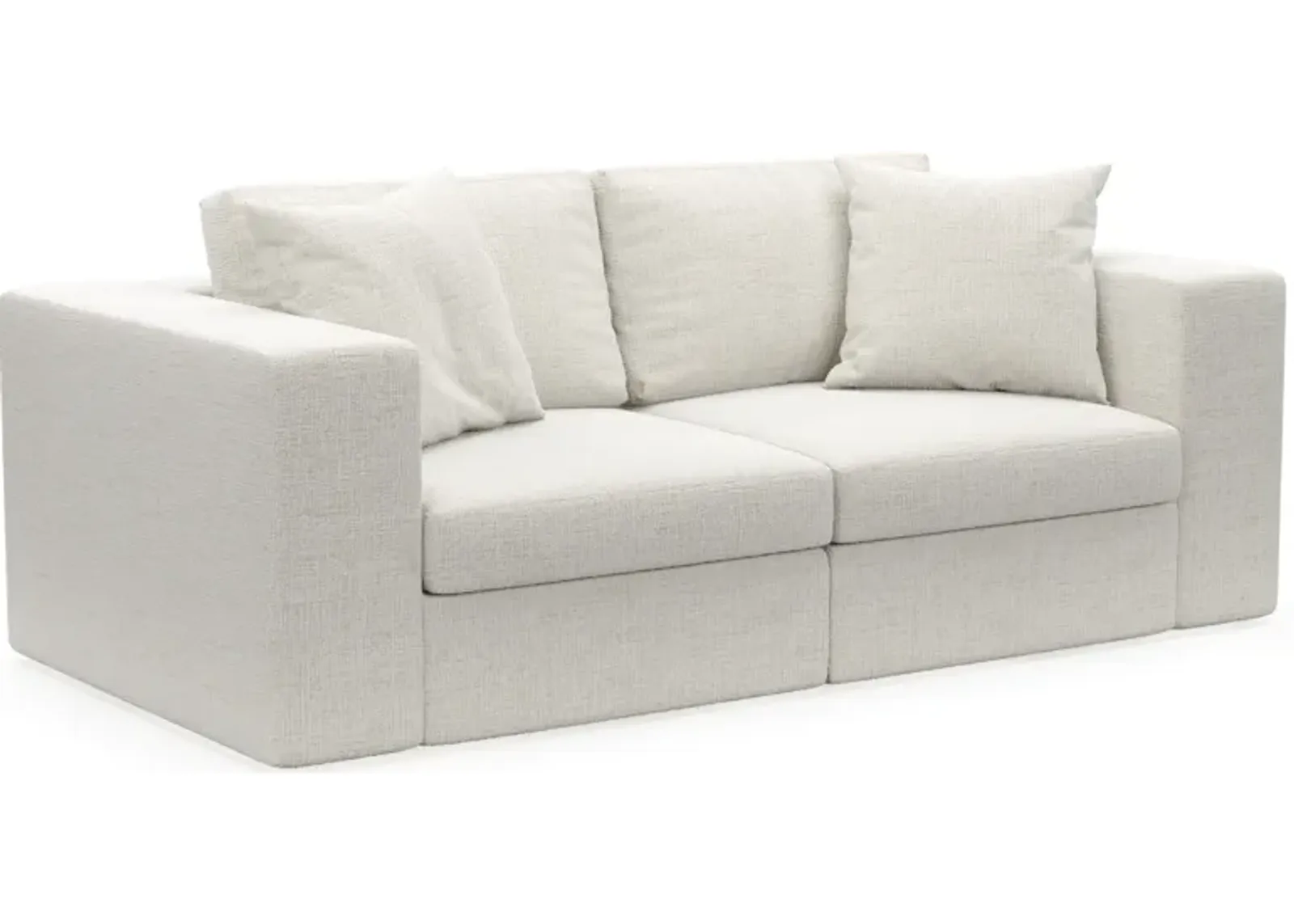 Collin Foam Comfort 2-Piece Sofa - Bantu Pearl