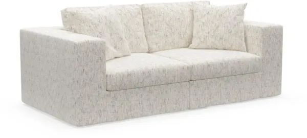 Collin Foam Comfort Sofa - Haley Oyster