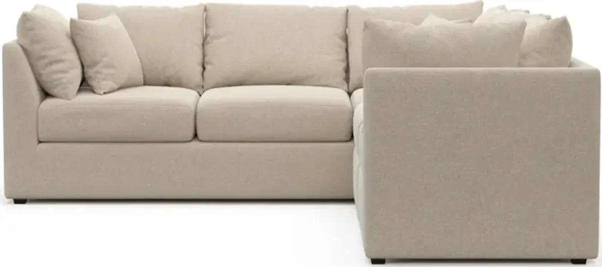 Nest Foam Comfort 3-Piece Small Sectional - Basker Antique