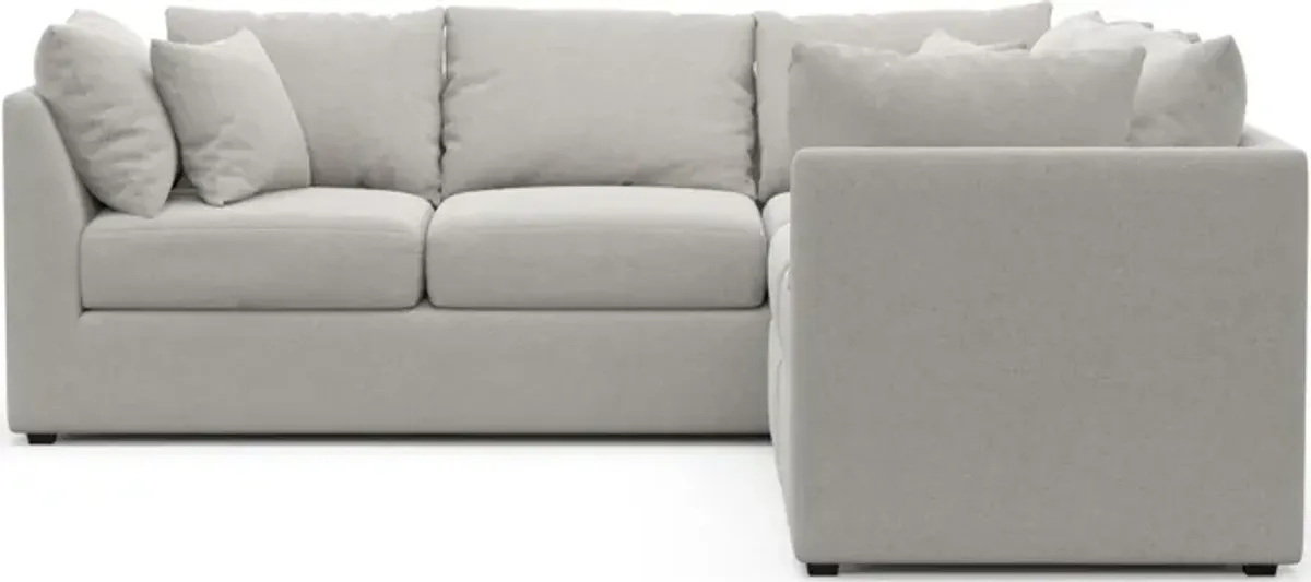 Nest Foam Comfort 3-Piece Small Sectional - Basker Dove