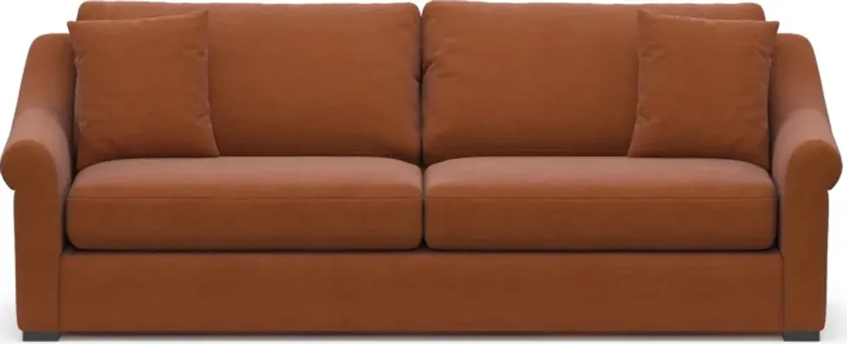 Bowery Foam Comfort 97" Sofa - Merrimac Brick